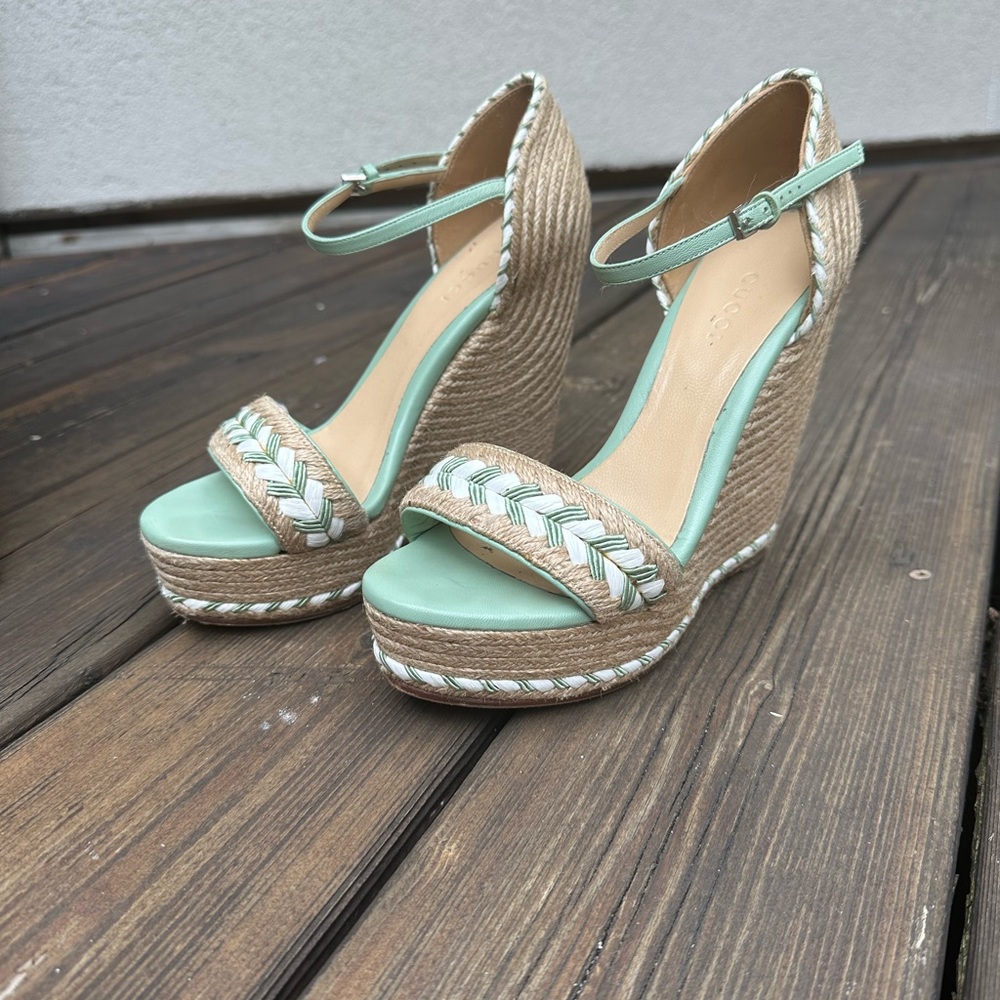 Authentic Gucci Tiffany Wedges